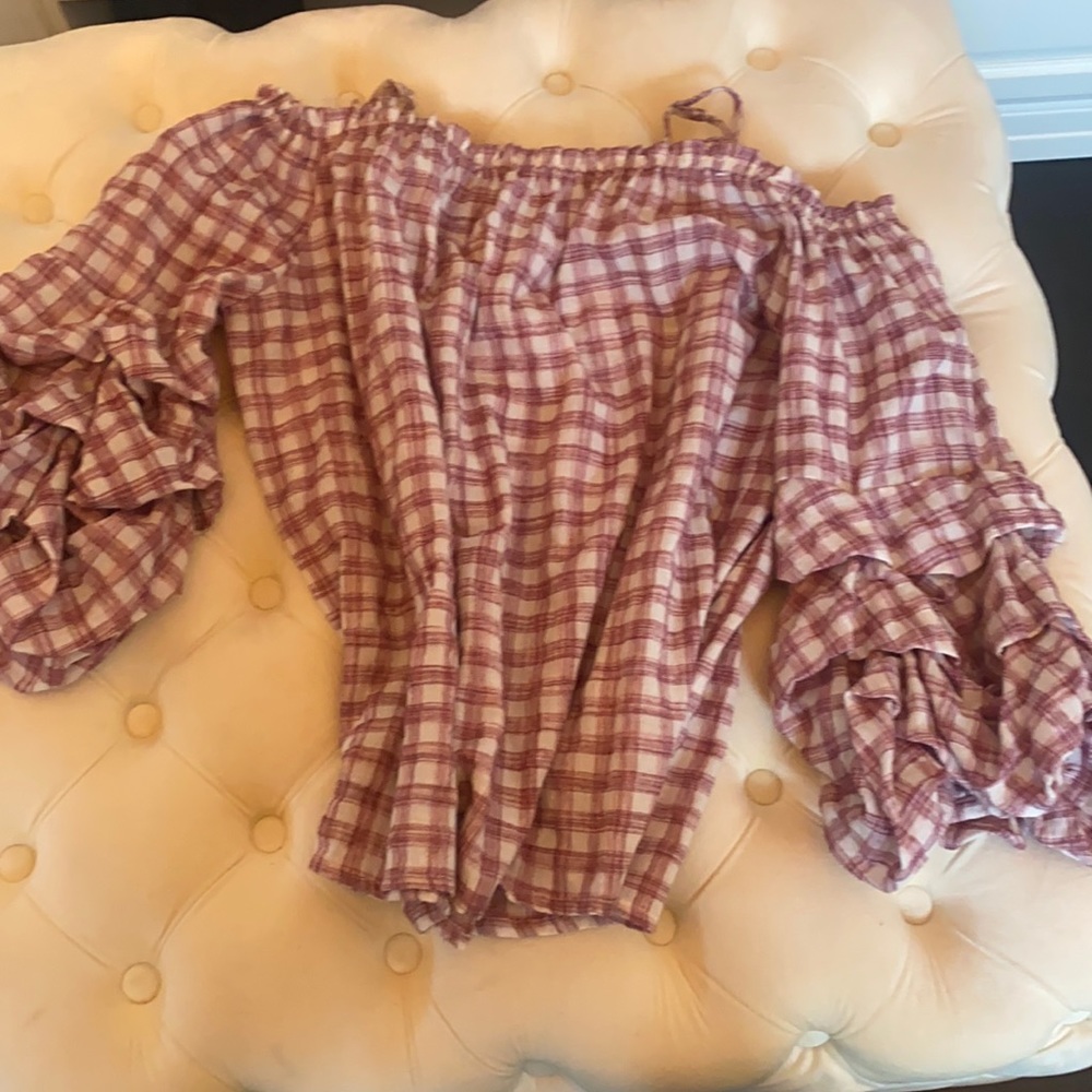 Off the shoulder country blouse